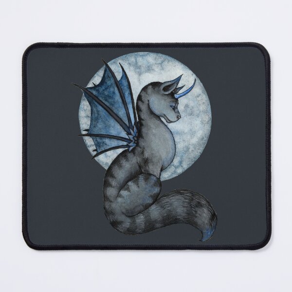 Item preview, Blue Moon Goth Kitty designed and sold by AmyBrownArt.
