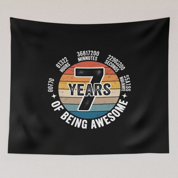 Item preview, 7th Birthday 84 Months 7 Years Old Being Awesome4  designed and sold by THagBlue.