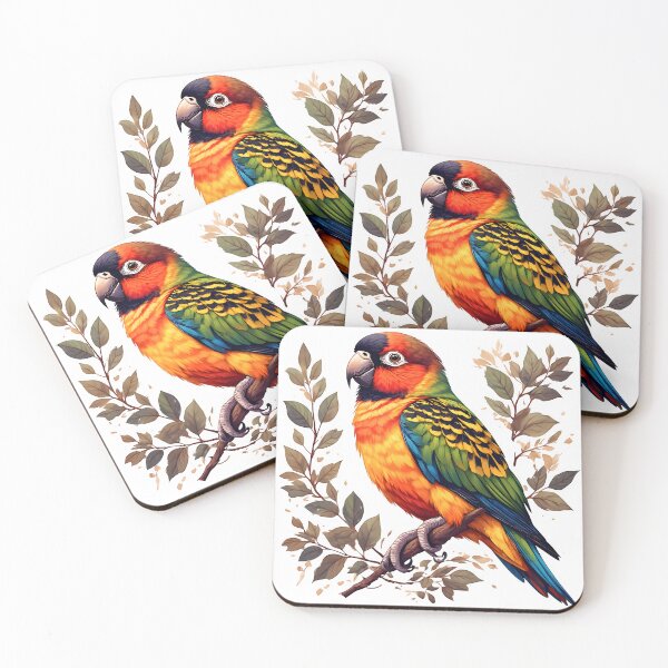 Item preview, Scandinavian Minimal Parakeet | Elegant Monoline Line Art Bird designed and sold by NatureNookTees.