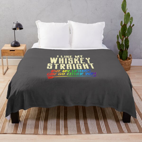 Item preview, LIKE-MY-WHISKEY-STRAIGHT-FRIENDS-LGBTQ-GAY-PRIDE-PROUD-ALLY-T-SHIRT designed and sold by ChristopherRa.