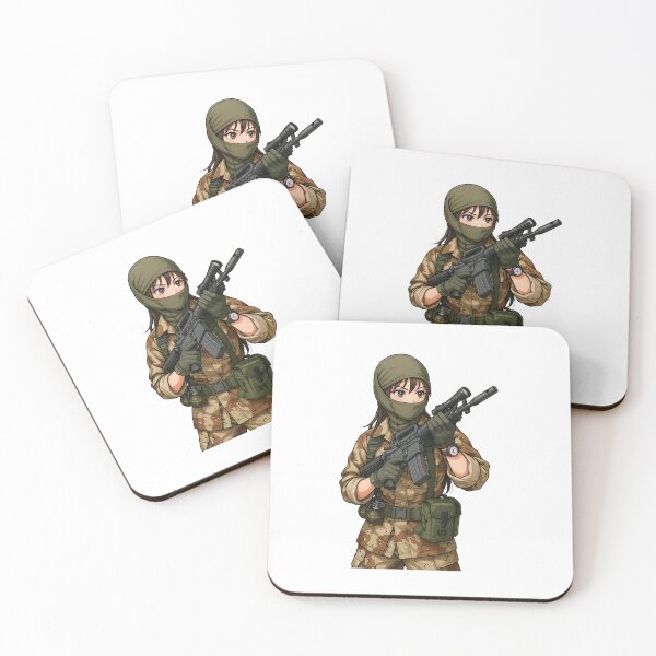 Item preview, Operator Waifu – Tactical Beauty on Duty designed and sold by RAWLIFEGRAPHIC.