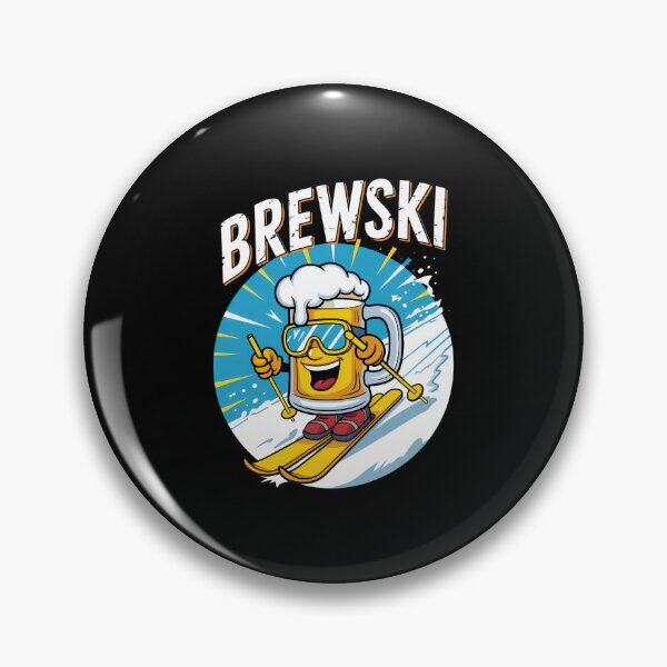 Item preview, Skiing Beer Winter Sport Funny Pun designed and sold by Sea4Adventures.