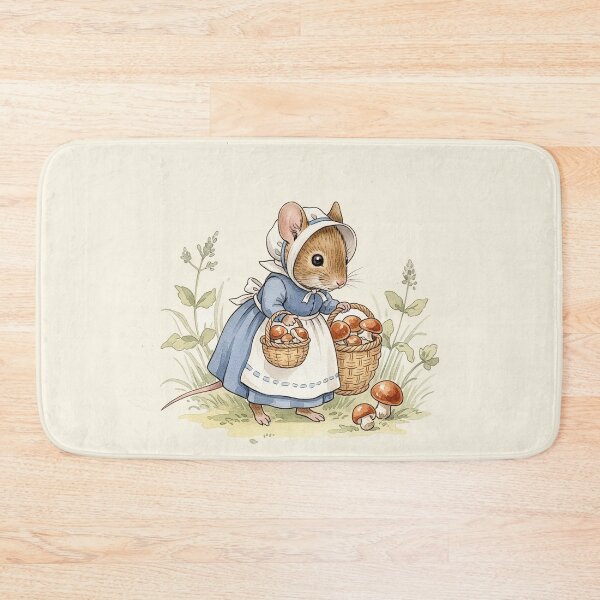 Item preview, Mushroom Gathering Mouse designed and sold by Pasteltone.