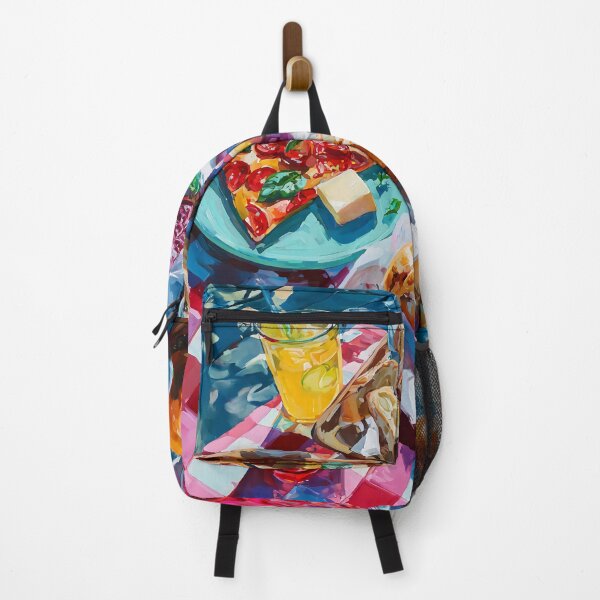 Item preview, Vibrant Summer Picnic – Colorful Food Art with Burgers, Pizza & Lemon Drinks designed and sold by Grafititee.