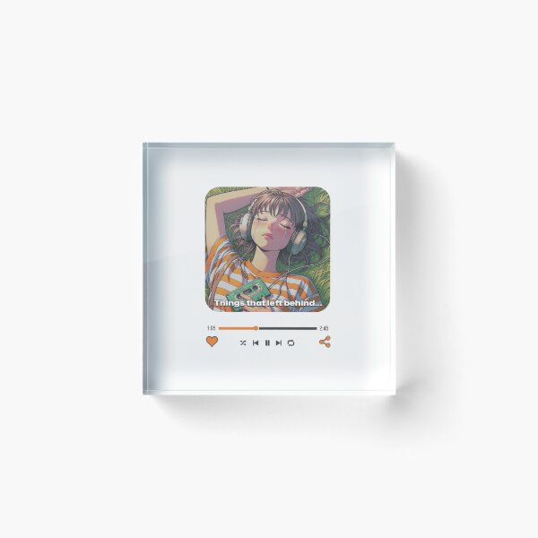 Item preview, Music Player Nostalgia Anime Girl Design designed and sold by Oniyasha.