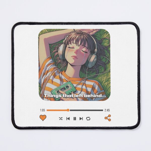Item preview, Music Player Nostalgia Anime Girl Design designed and sold by Oniyasha.