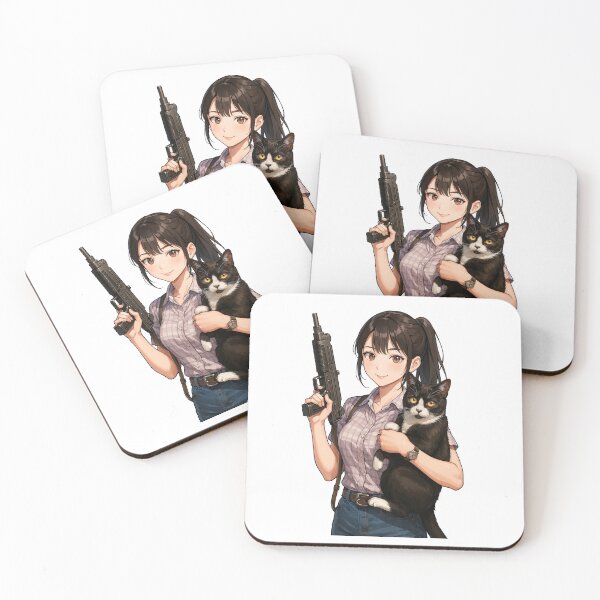 Item preview, Operator Waifu – Tactical Beauty on Duty designed and sold by RAWLIFEGRAPHIC.