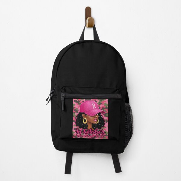 Item preview, Camo in October We Wear Pink Black Women Breast Cancer designed and sold by BornBorn.