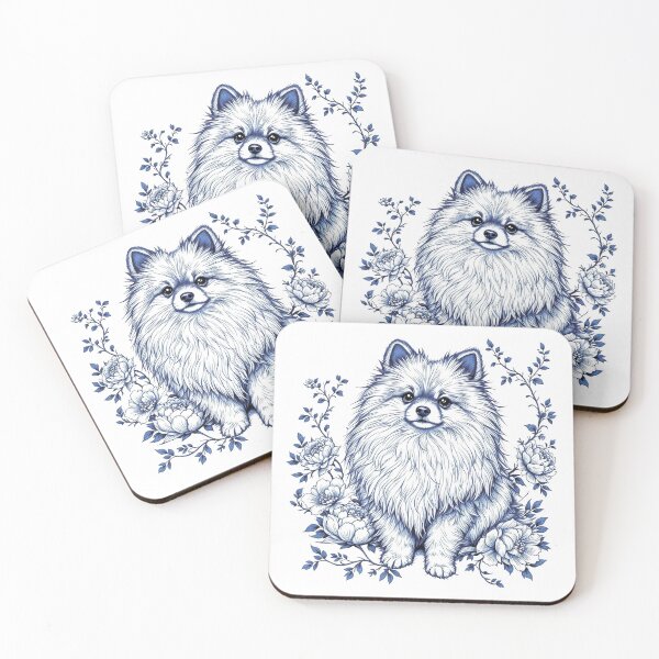 Item preview, Dog in flowers. Dog breed. Pomeranian, Spitz. designed and sold by MagelliShop.