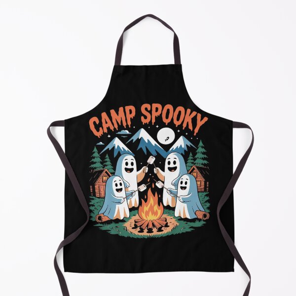 Item preview, Camp Spooky Summerween Summer Halloween Cute Ghost 4 designed and sold by THagBlue.
