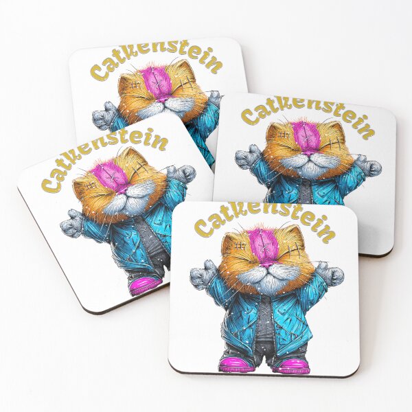 Item preview, Catkenstein Frankenstein Cat designed and sold by WickerStudio.