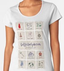 Battlestar Galactica - Minimalist Poster Women's Premium T-Shirt