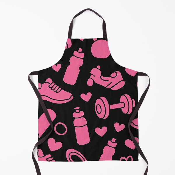 Artikelvorschau, Weiches Pastellrosa Hantel-Fitness-Muster für Mädchen entworfen und verkauft von SassyArtistry.