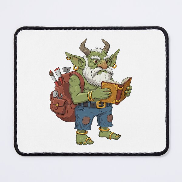 Item preview, Cute Goblin Fantasy Creature Backpack Dungeons Roleplay designed and sold by TeeARTHY.
