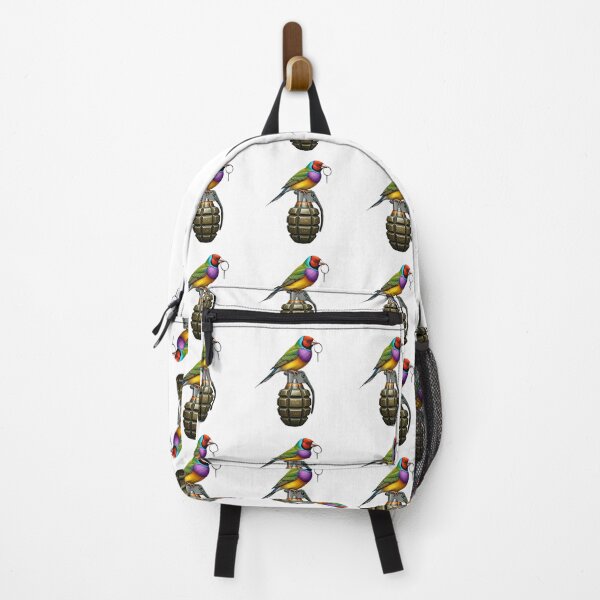 Item preview, Gouldian Finch Bird Grenade Military Satire designed and sold by TeeARTHY.