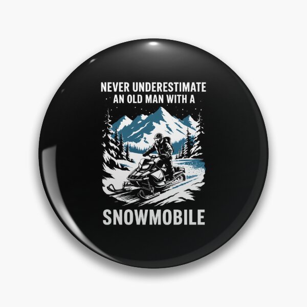 Item preview, Snowmobile Never Underestimate An Oldman Winter Sports designed and sold by Sea4Adventures.