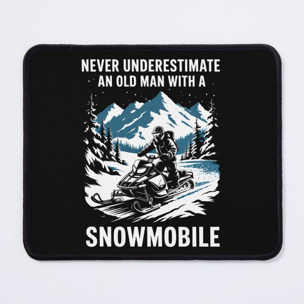 Item preview, Snowmobile Never Underestimate An Oldman Winter Sports designed and sold by Sea4Adventures.