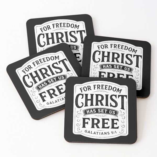 Item preview, Galatians 5:1 For Freedom Christ Has Set Us Free designed and sold by plushism.