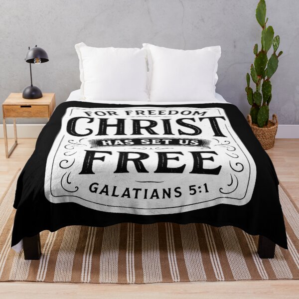 Item preview, Galatians 5:1 For Freedom Christ Has Set Us Free designed and sold by plushism.