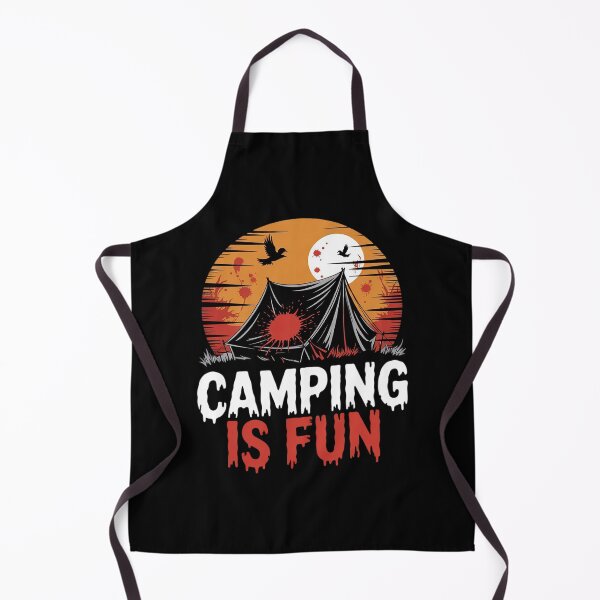 Item preview, Camping Is Fun Spooky Zombie Camper Halloween Horror designed and sold by THagBlue.