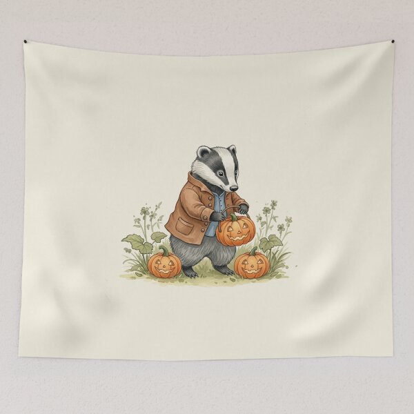 Item preview, Badger’s Pumpkin Harvest designed and sold by Pasteltone.