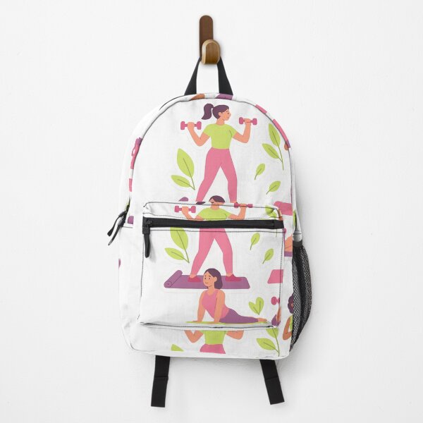 Artikelvorschau, Niedliches Pastell-Neon-Pink-Yoga-Fitness-Muster für Frauen entworfen und verkauft von SassyArtistry.