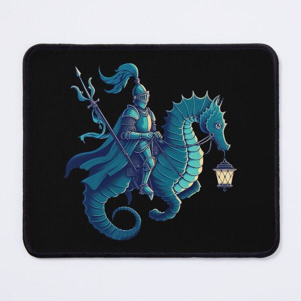 Item preview, Knight Riding Sea Dragon Fantasy Mythology Ocean designed and sold by TeeARTHY.