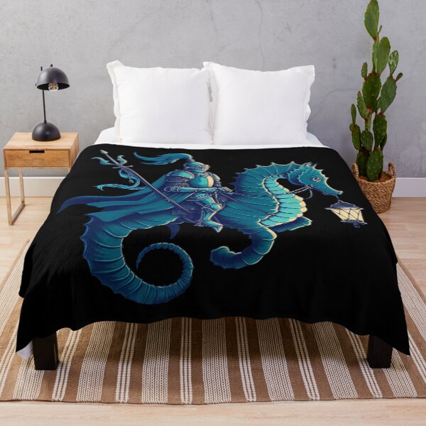 Item preview, Knight Riding Sea Dragon Fantasy Mythology Ocean designed and sold by TeeARTHY.