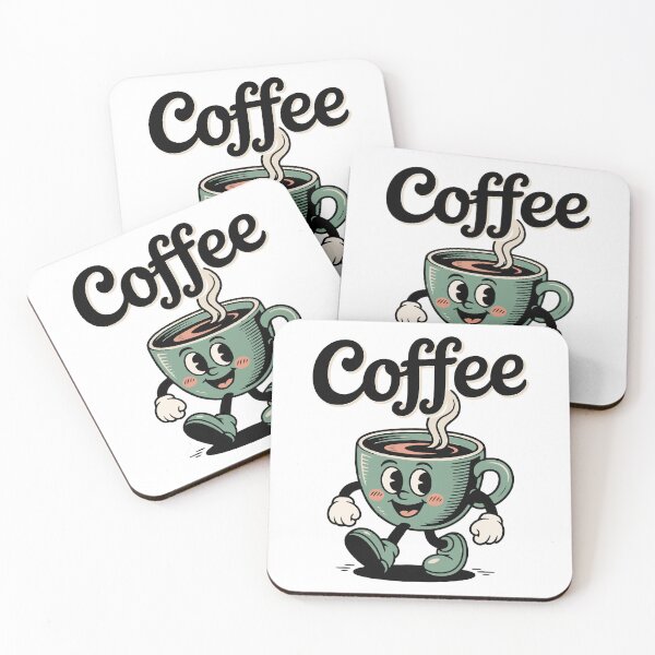 Item preview, Happy Coffee Cup Cartoon	 designed and sold by -DEEWOLF-.
