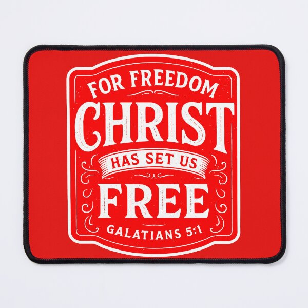 Item preview, Galatians 5:1 For Freedom Christ Has Set Us Free designed and sold by plushism.