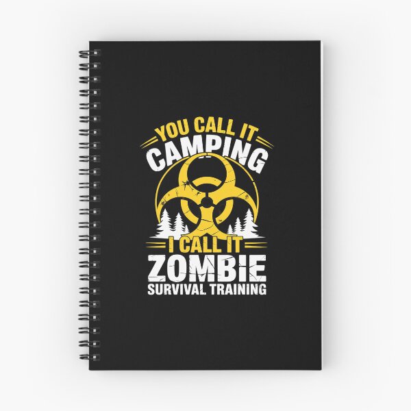 Item preview, Zombie Survival Training Halloween Camping designed and sold by BeetleMalon.