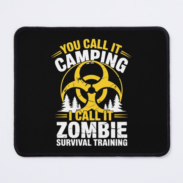 Item preview, Zombie Survival Training Halloween Camping designed and sold by BeetleMalon.