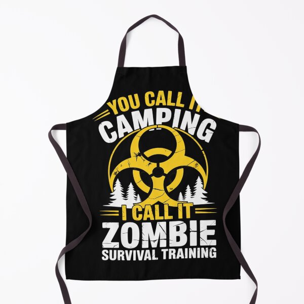 Item preview, Zombie Survival Training Halloween Camping designed and sold by BeetleMalon.