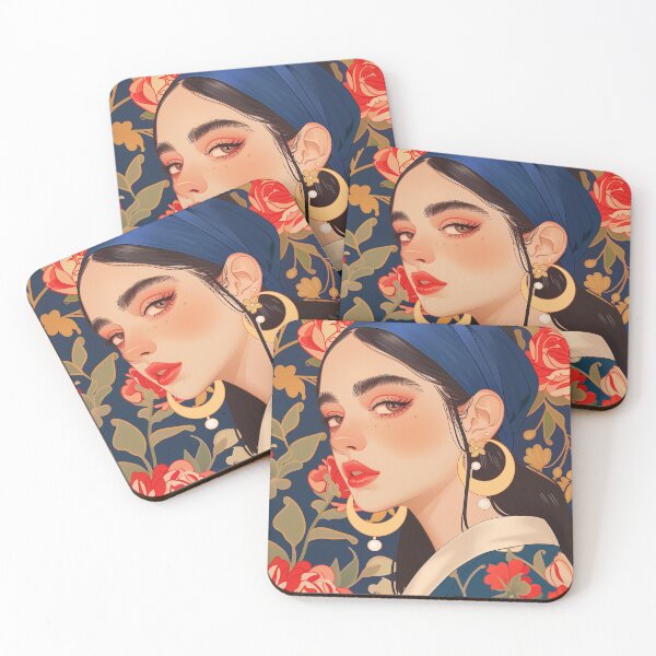 Item preview, Bohemian Girl with the pearl earring designed and sold by Tirsot.