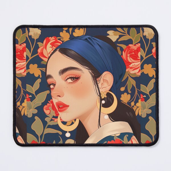 Item preview, Bohemian Girl with the pearl earring designed and sold by Tirsot.