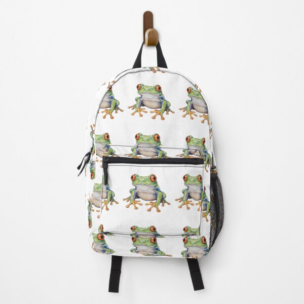 Item preview, Red Eyed Tree Frog Tropical Rainforest Amphibian designed and sold by TeeARTHY.
