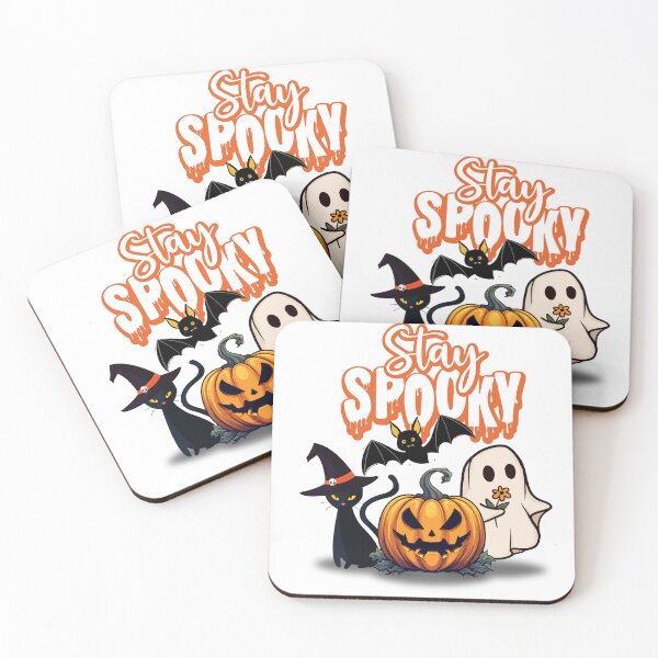 Item preview, Stay Spooky Halloween Squad: Boo Ghost, Pumpkin & Black Cat Shirt designed and sold by WeMerch-Art.