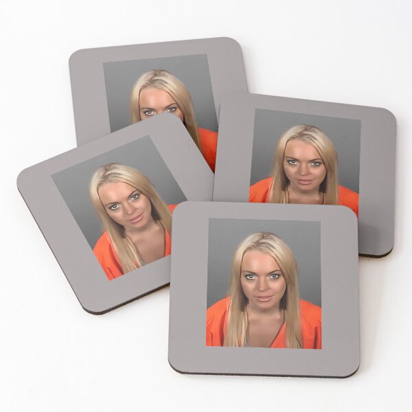 Item preview, LINDSAY-LOHAN-ICONIC-MUGSHOT designed and sold by DanielLenhard.