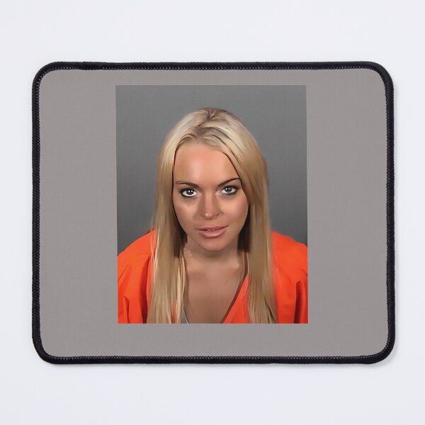 Item preview, LINDSAY-LOHAN-ICONIC-MUGSHOT designed and sold by DanielLenhard.