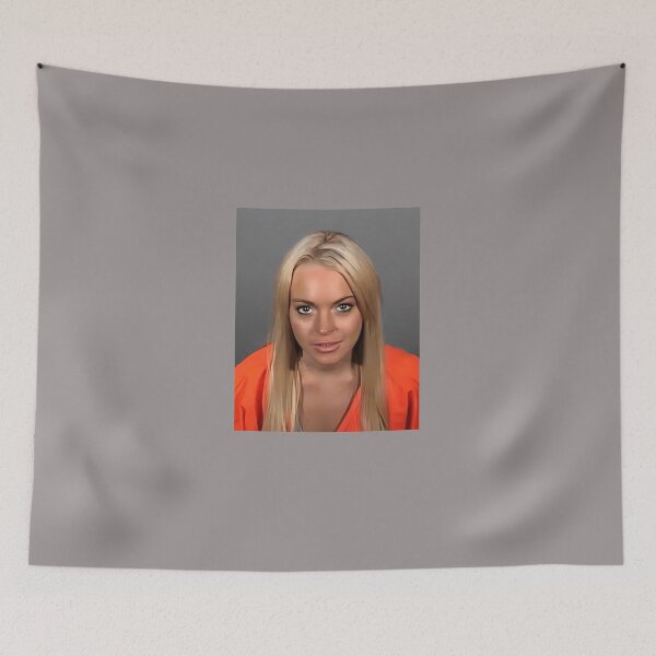 Item preview, LINDSAY-LOHAN-ICONIC-MUGSHOT designed and sold by DanielLenhard.