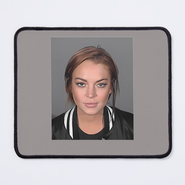 Item preview, LINDSAY-LOHAN-MUGSHOT designed and sold by DanielLenhard.