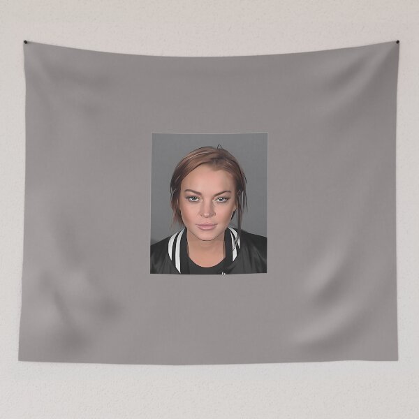 Item preview, LINDSAY-LOHAN-MUGSHOT designed and sold by DanielLenhard.