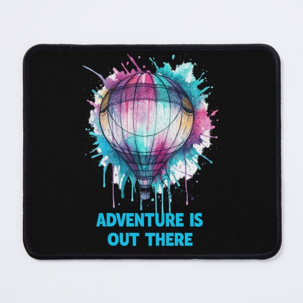 Item preview, Adventure Is Out There – Watercolor Hot Air Balloon Travel Art designed and sold by TeeHatch.