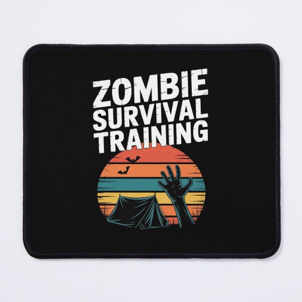 Item preview, Halloween Camping Scary Camper Zombie Survival Training designed and sold by BeetleMalon.