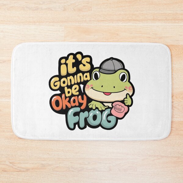 Item preview, It’s Gonna Be Okay Frog in hat designed and sold by bukajart.