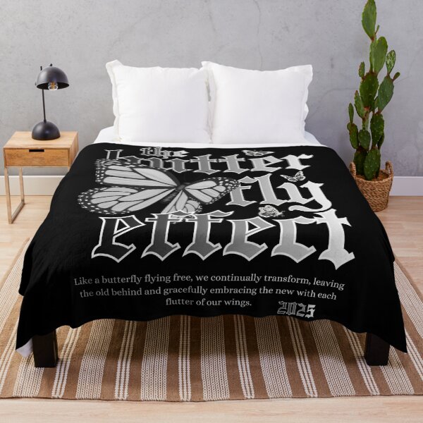 Item preview, The Butterfly Effect 2025 — Inspirational Greyscale Illustrative Design designed and sold by ShadeScapeArt.