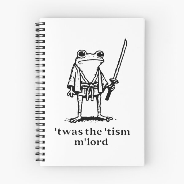 Item preview, ’Twas the ’Tism, M’Lord | Medieval Frog Knight Meme designed and sold by avazo-slenore.
