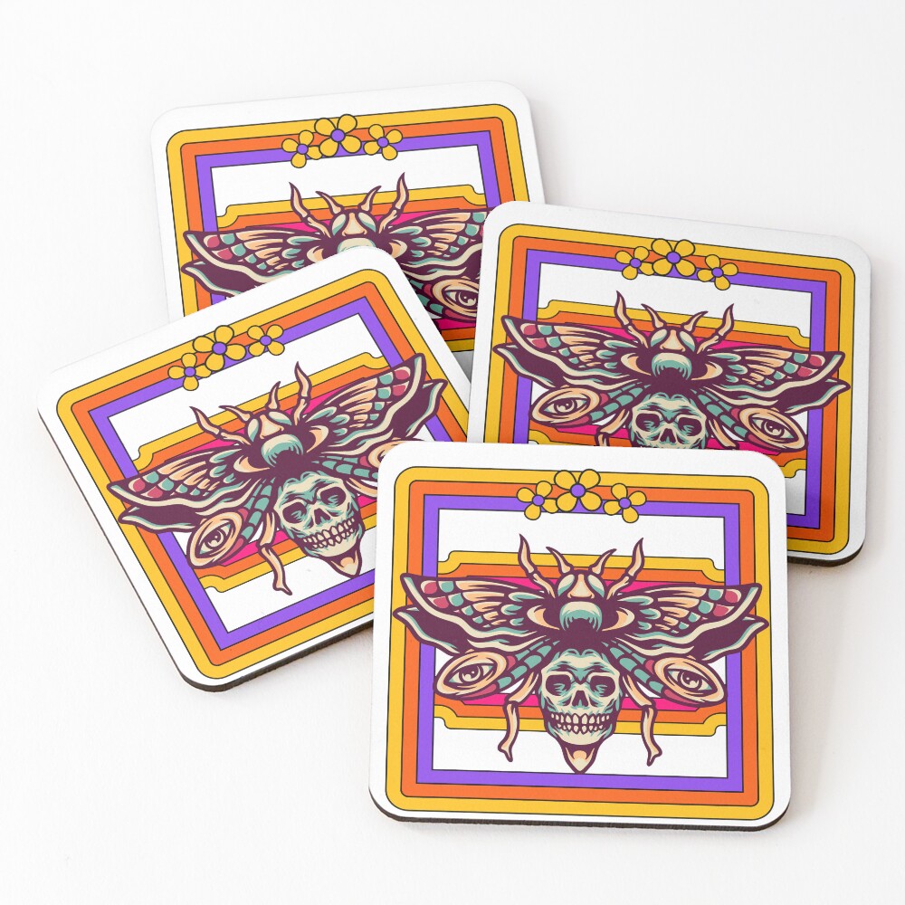 Item preview, Coasters (Set of 4) designed and sold by CreativeCrewApp.