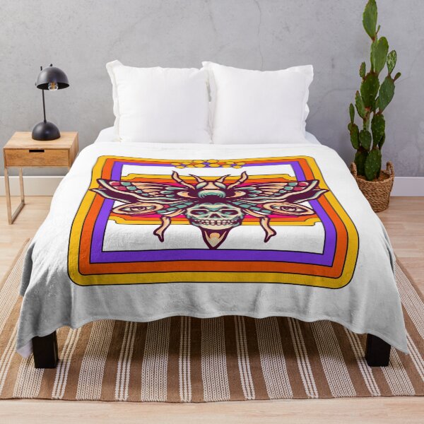 Item preview, Retro Skull Insect In Frame designed and sold by CreativeCrewApp.