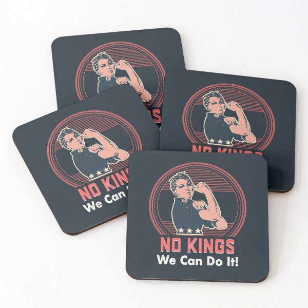 Item preview, We Can Do It - No Kings in America with Rosie the Riveter designed and sold by electrovista.